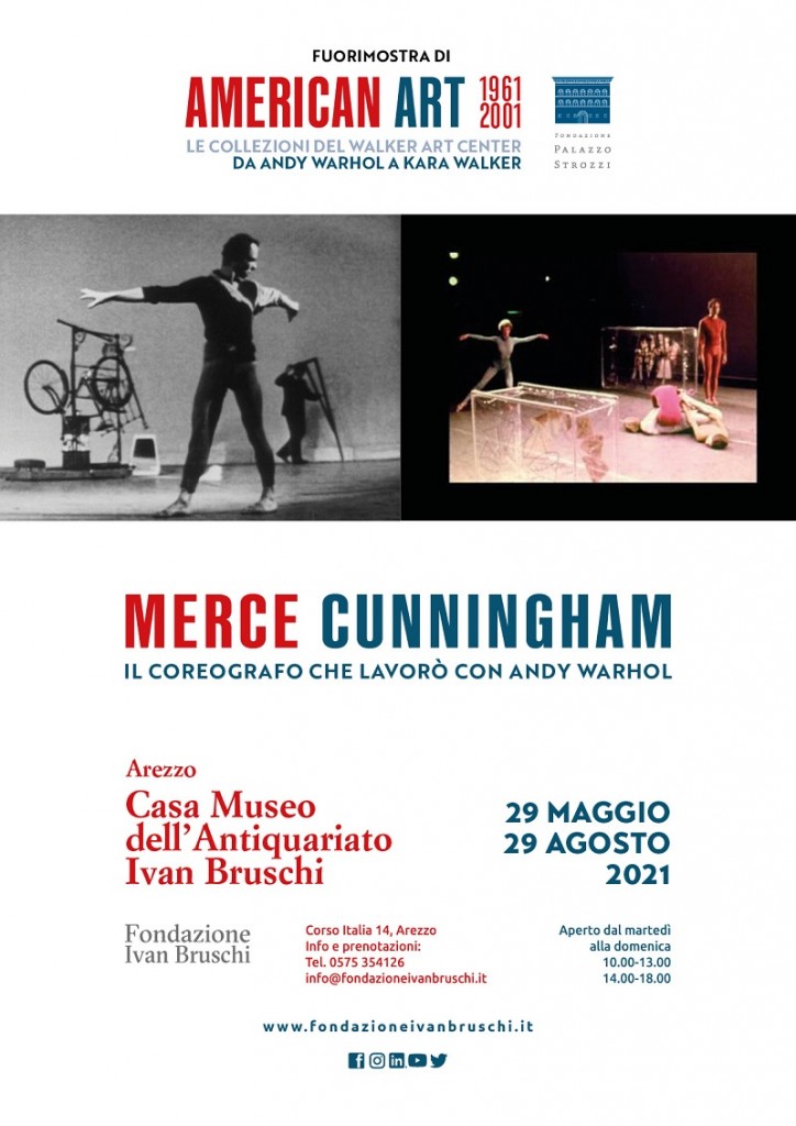 Locandina fuorimostra American Art Merce Cunningham - Copia