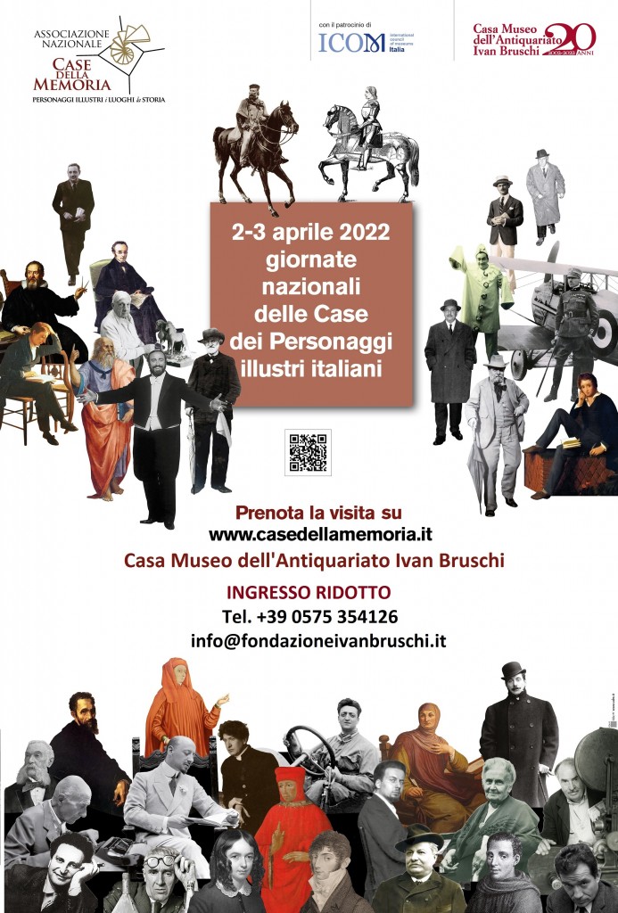 locandina Giornata nazionale delle Case della Memoria _personaggi illustri_ personalizzata - Copia